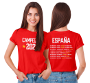 Camiseta de mujer España Campeona