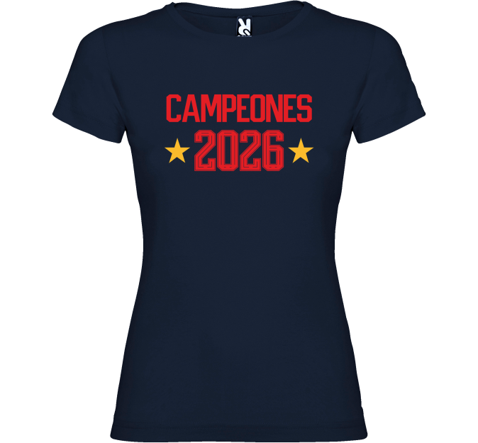 Camiseta de mujer España Campeona