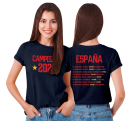 Camiseta de mujer España Campeona