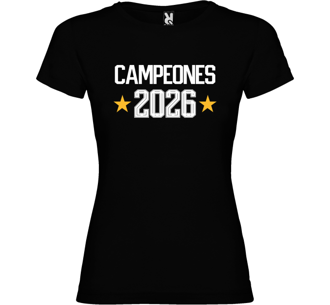 Camiseta de mujer España Campeona