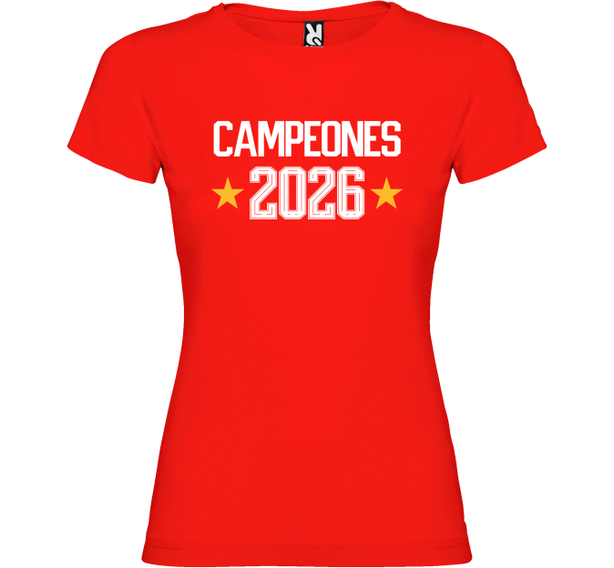 Camiseta de mujer España Campeona