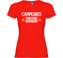Camiseta de mujer España Campeona