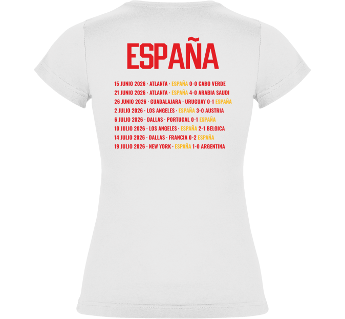 Camiseta de mujer España Campeona