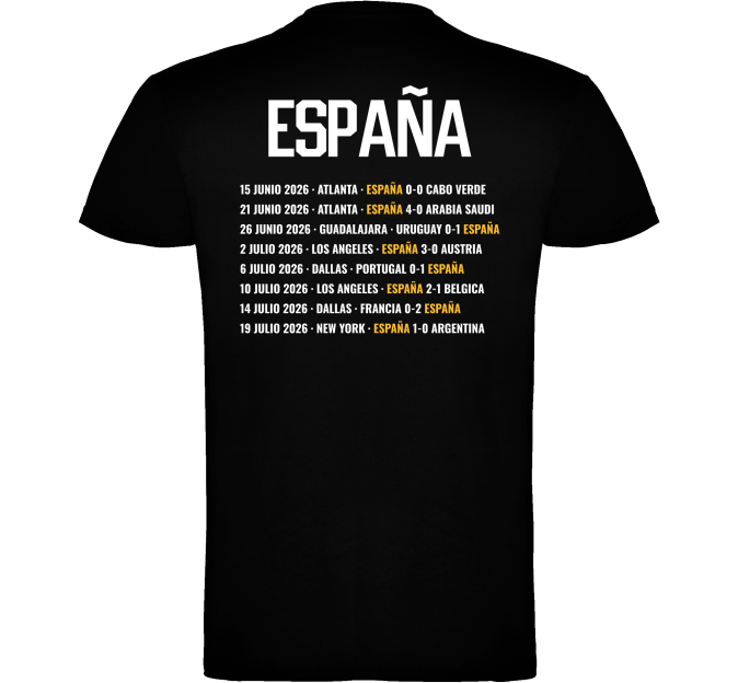 Camiseta infantil España Campeona