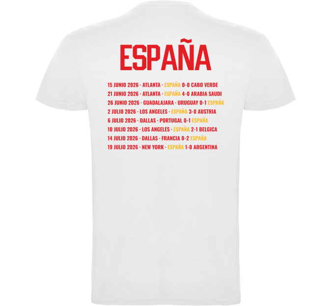 Camiseta infantil España Campeona