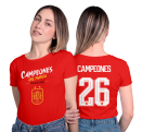 Camiseta de mujer Campeones del Mundo