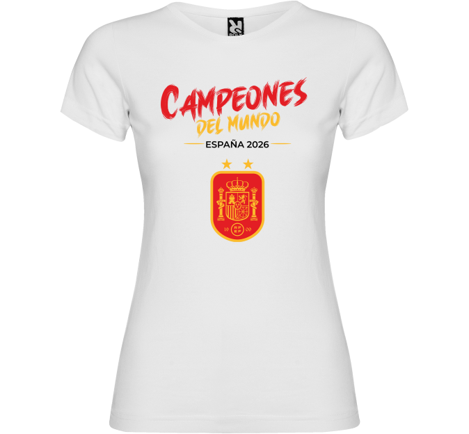 Camiseta de mujer Campeones del Mundo