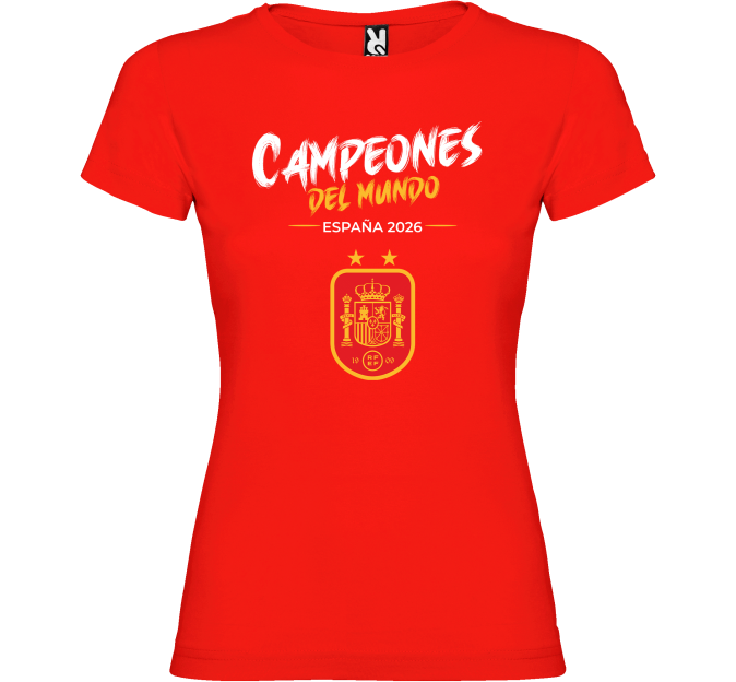 Camiseta de mujer Campeones del Mundo