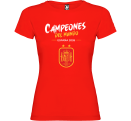 Camiseta de mujer Campeones del Mundo