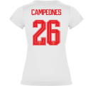 Camiseta de mujer Campeones del Mundo