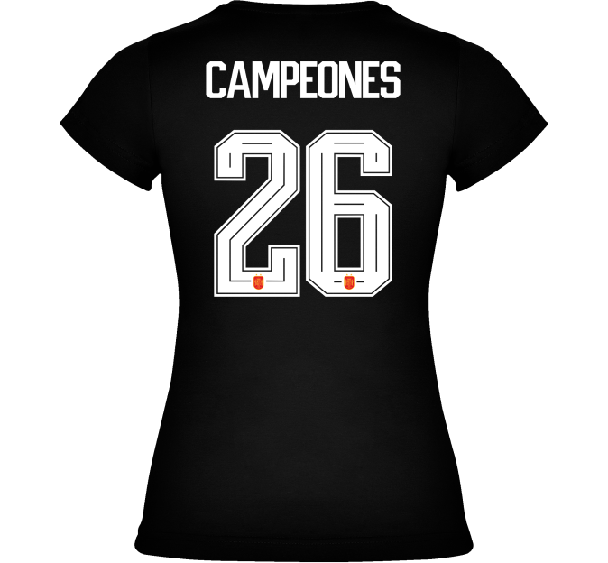 Camiseta de mujer Campeones del Mundo