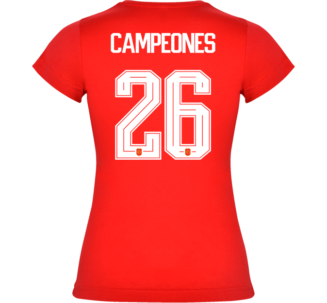 Camiseta de mujer Campeones del Mundo