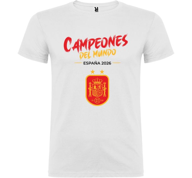 Camiseta infantil Campeones del Mundo
