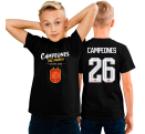 Camiseta infantil Campeones del Mundo