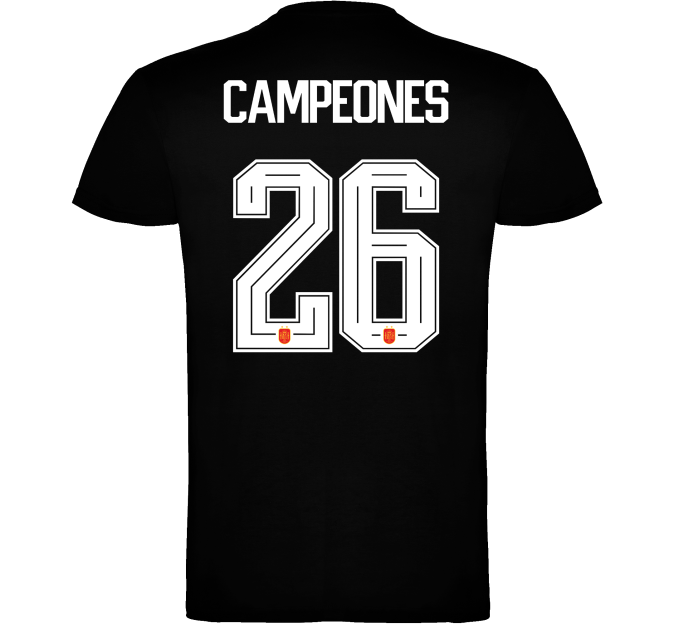 Camiseta infantil Campeones del Mundo