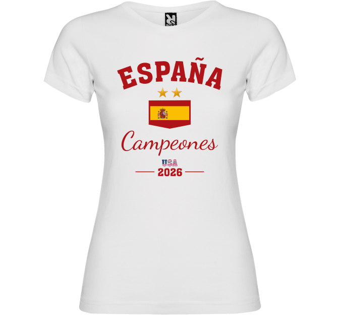 Camiseta de mujer Campeones Mundial