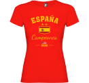 Camiseta de mujer Campeones Mundial