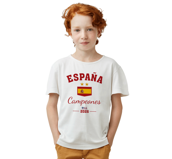 Camiseta infantil Campeones Mundial