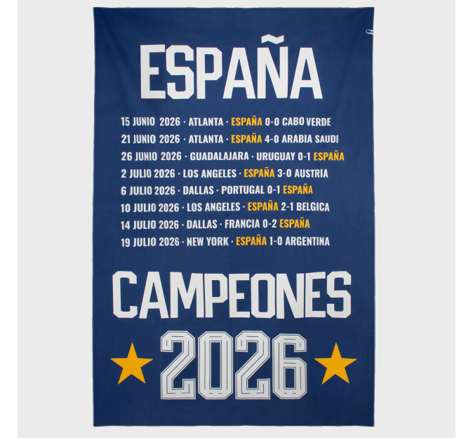 Toalla microfibra España Campeona