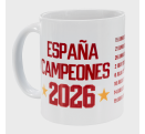 Taza blanca España Campeona