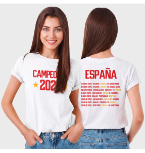 Camiseta de mujer España Campeona
