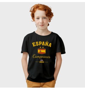 Camiseta infantil Campeones Mundial