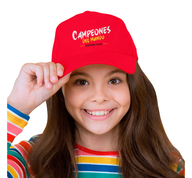 Gorra infantil Campeones del Mundo