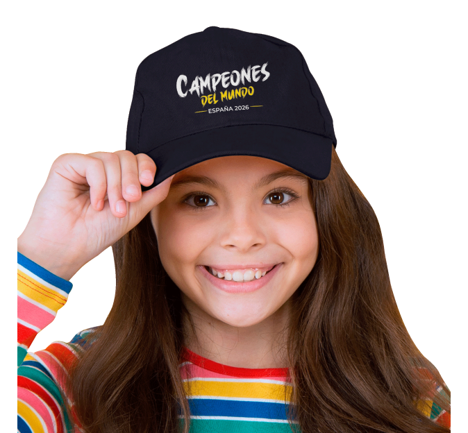 Gorra infantil Campeones del Mundo