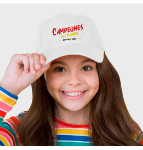Gorra infantil Campeones del Mundo