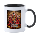 Taza con interior y asa de color Copa del Mundo