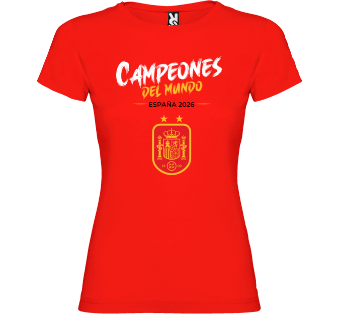 Camiseta de mujer Campeones del Mundo