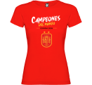 Camiseta de mujer Campeones del Mundo
