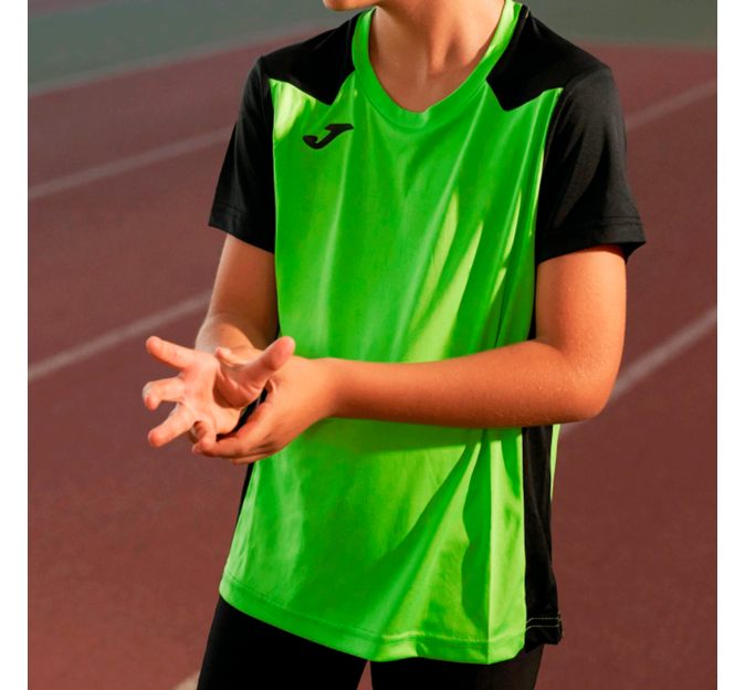 Camiseta bicolor infantil de running Joma RECORD II personalizada