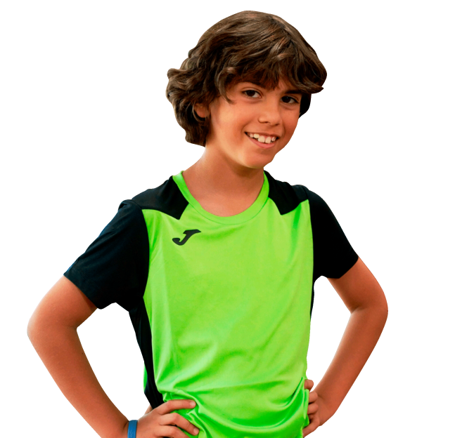 Camiseta bicolor infantil de running Joma RECORD II personalizada