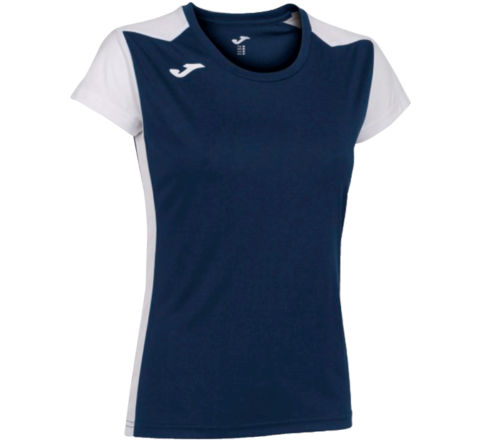 Camiseta bicolor de mujer running Joma RECORD II personalizada