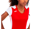 Camiseta bicolor de mujer running Joma RECORD II personalizada