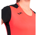 Camiseta bicolor de mujer running Joma RECORD II personalizada