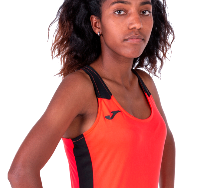 Camiseta de mujer running de tirantes Joma RECORD II personalizada