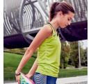 Camiseta de tirantes running de mujer Joma SIENA personalizada