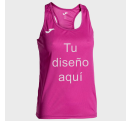 Camiseta de tirantes running de niña Joma SIENA personalizada