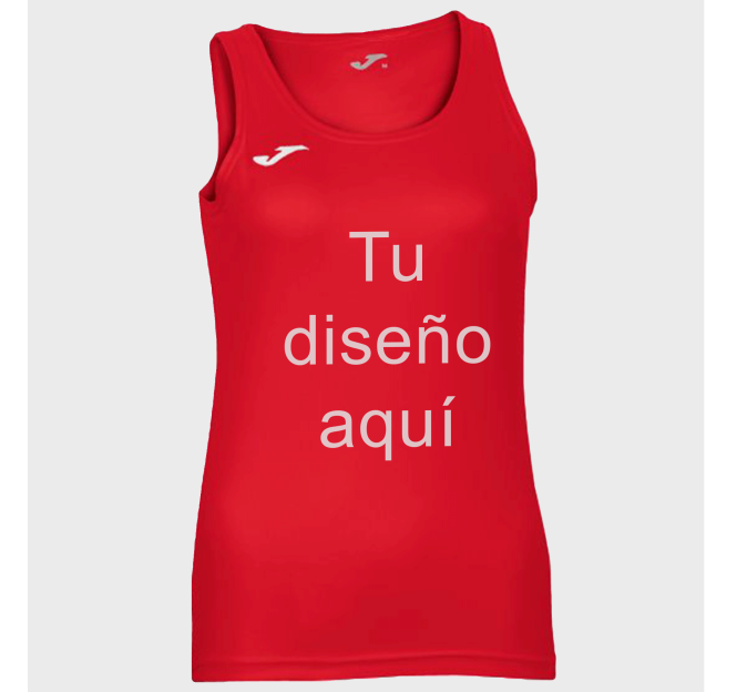 Camiseta sin mangas de mujer Joma DIANA personalizada