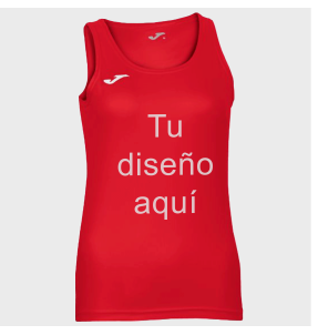 Camiseta sin mangas de mujer Joma DIANA personalizada