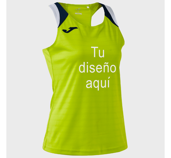 Camiseta tirantes de niña Joma TERRA personalizada