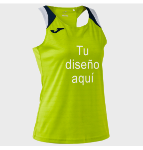 Camiseta tirantes de niña Joma TERRA personalizada