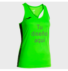 Camiseta de mujer multideporte tirantes Joma OLIMPIADA personalizada
