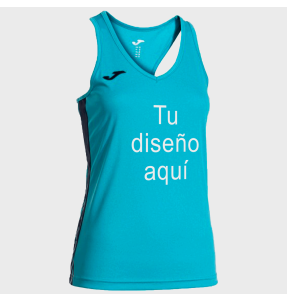 Camiseta de niña multideporte tirantes Joma OLIMPIADA personalizada