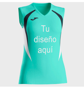 Camiseta sin mangas poliéster reciclado de mujer Joma CHAMPIONSHIP 20º personalizada