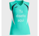 Camiseta sin mangas poliéster reciclado de mujer Joma CHAMPIONSHIP 20º personalizada