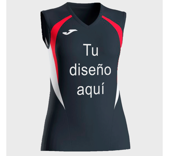 Camiseta sin mangas poliéster reciclado de niña Joma CHAMPIONSHIP 20º personalizada