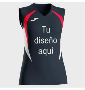 Camiseta sin mangas poliéster reciclado de niña Joma CHAMPIONSHIP 20º personalizada